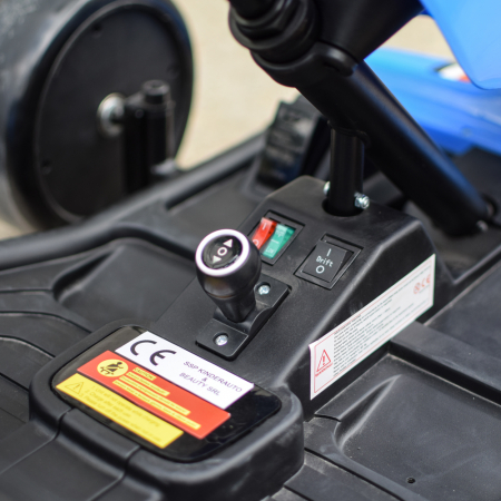 Go Kart electric A035 F1, 24V 7Ah, roti moi, albastru [16]