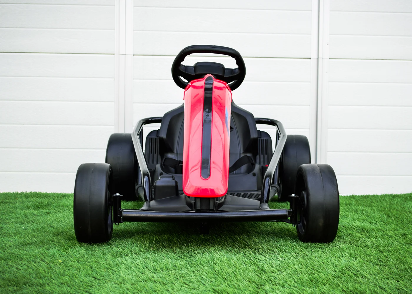 Electric ride-on kart for kids, 500W, 24V, soft wheels, drift function, red [4]