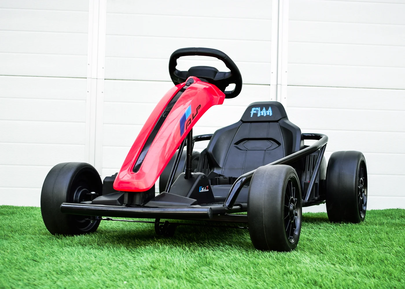 Electric ride-on kart for kids, 500W, 24V, soft wheels, drift function, red [1]