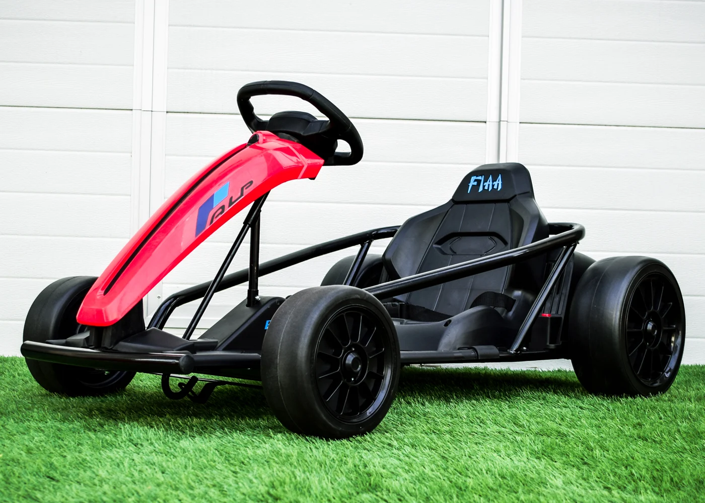 Electric ride-on kart for kids, 500W, 24V, soft wheels, drift function, red [3]
