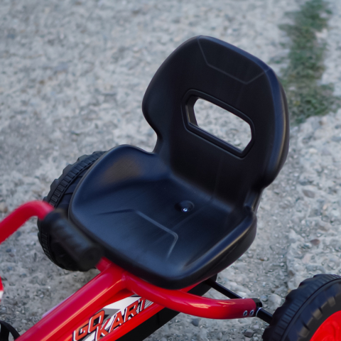 Kart cu pedale pentru copii intre 2 si 6 ani, rosu [11]