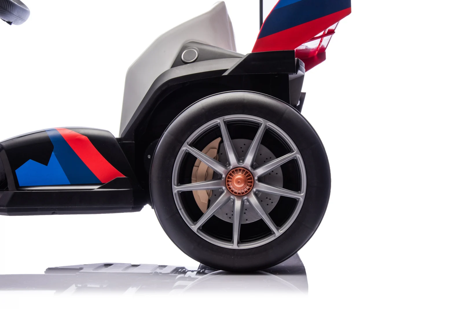 Kids Electric Go-Kart BMW Motorsport, 500W Power, Adjustable Chassis, red [8]