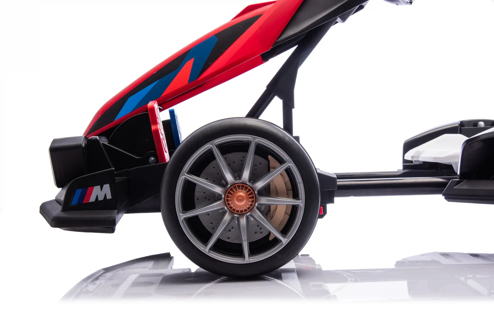 Kids Electric Go-Kart BMW Motorsport, 500W Power, Adjustable Chassis, red [6]