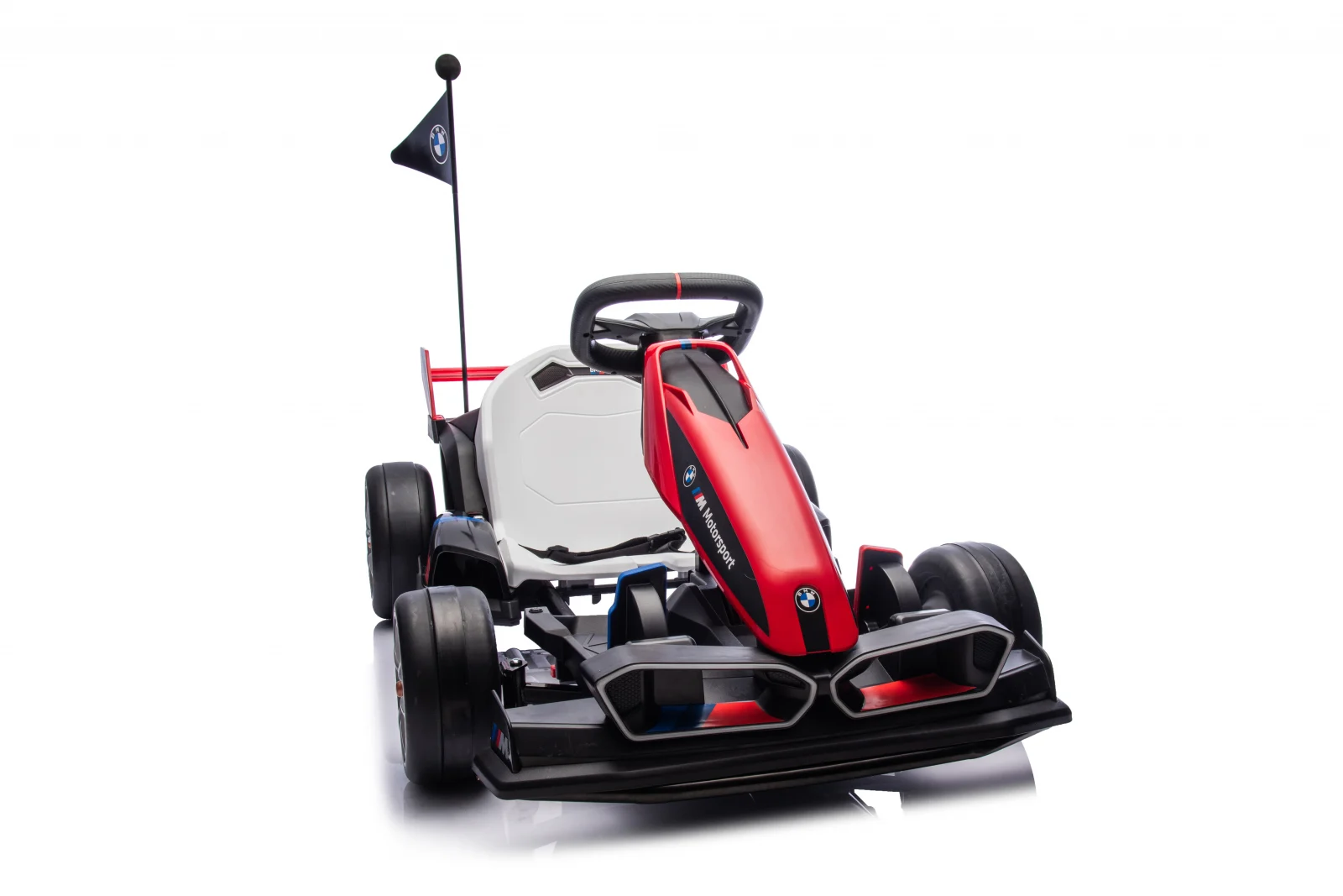 Kids Electric Go-Kart BMW Motorsport, 500W Power, Adjustable Chassis, red [7]