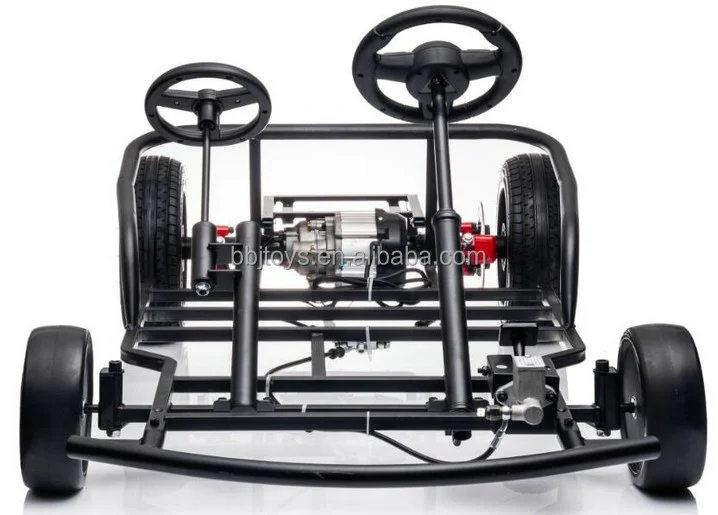 Kart electric pentru 2 copii, Kinderauto Speed7, 600W, 48V 14Ah, premium, albastru [6]