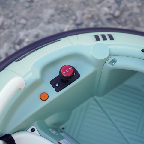Masinuta busitoare copii, Solley UFO 360, cu telecomanda, 80W 12V, verde [12]