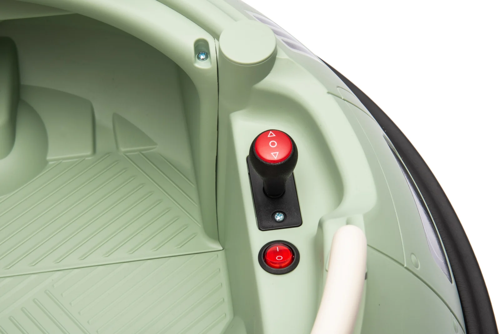 Masinuta busitoare copii, Solley UFO 360, cu telecomanda, 80W 12V, verde [15]