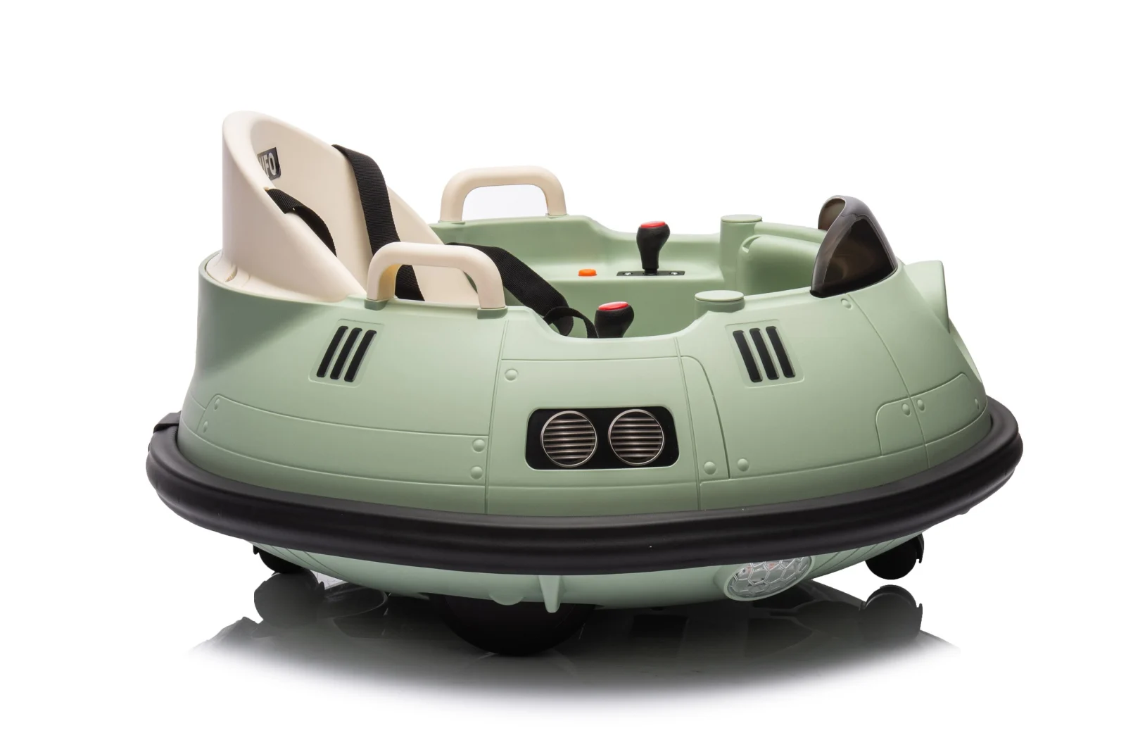 Masinuta busitoare copii, Solley UFO 360, cu telecomanda, 80W 12V, verde [1]