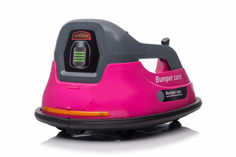 Ride-On Bumper Car for Kids, 70W Motor, 12V Battery, Pink [5]