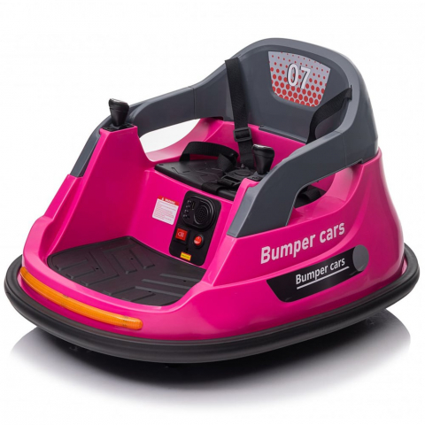 Special Ride on vehicles - Ride-On Bumper Car for Kids, 70W Motor, 12V Battery, Pink