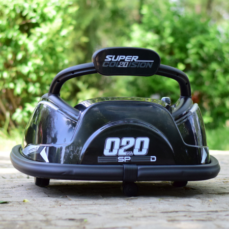 Bumper ride on car for kids, Super Collision 70W 12V, remote control included, black [3]