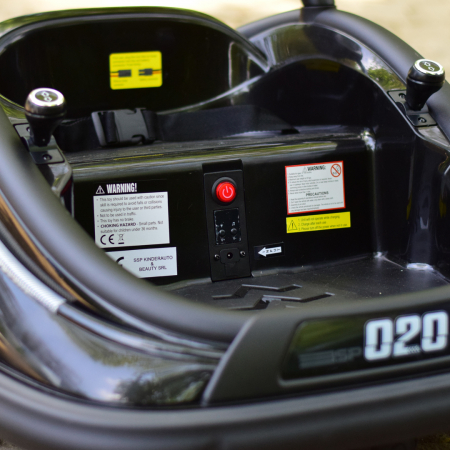 Bumper ride on car for kids, Super Collision 70W 12V, remote control included, black [5]