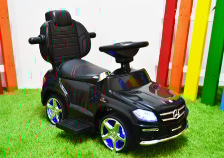 Licensed Ride-On car for children Mercedes GLC63 AMG 3 in 1 with handle, premium equiped, black [14]