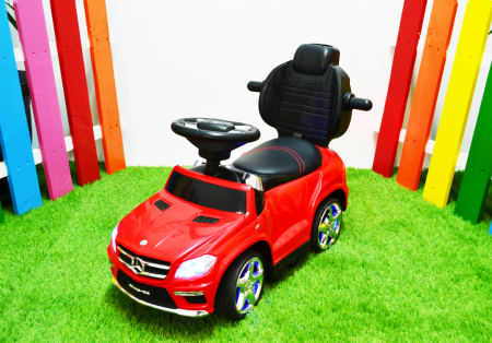 Licensed Ride-On car for children Mercedes GLC63 AMG 3 in 1 with handle, premium, red [17]