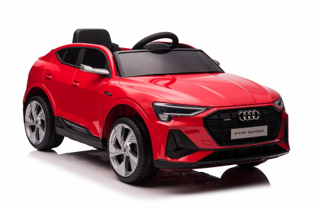 Electric Ride-On cars - Licensed electric ride-on car Audi E-tron Sportback, 4x4, 12V 140W, red