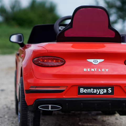 Masinuta electrica 4x4 copii, Bentley Bentayga S, 120W, 12V, premium, rosie [14]