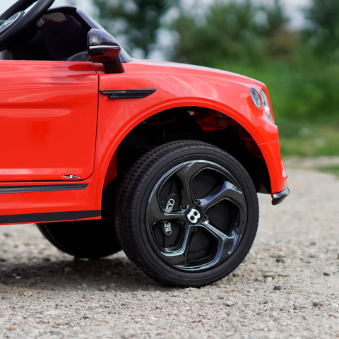 Masinuta electrica 4x4 copii, Bentley Bentayga S, 120W, 12V, premium, rosie [13]