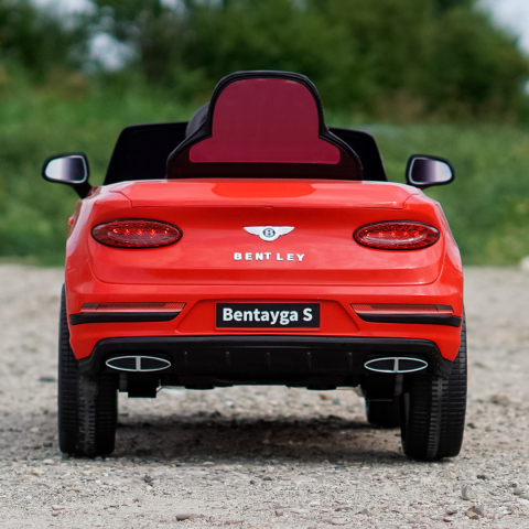 Masinuta electrica 4x4 copii, Bentley Bentayga S, 120W, 12V, premium, rosie [7]
