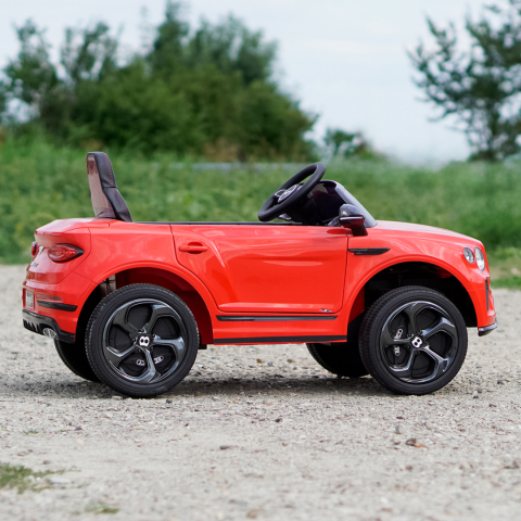 Masinuta electrica 4x4 copii, Bentley Bentayga S, 120W, 12V, premium, rosie [10]