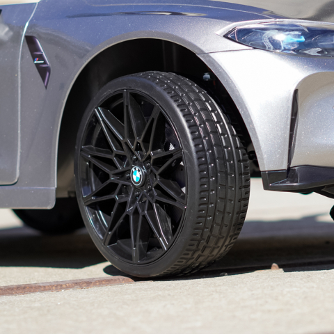 Masinuta electrica Bmw M4, 12V, PREMIUM, gri vopsit [12]