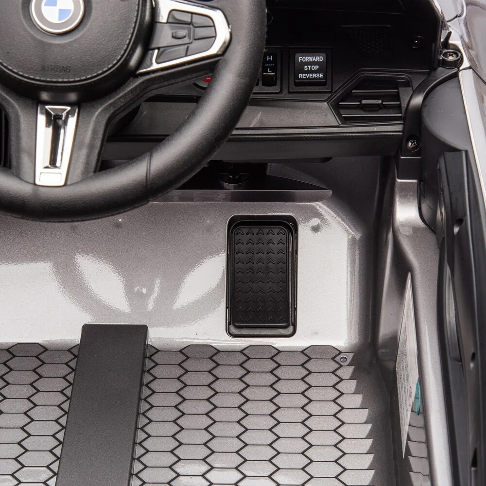 Masinuta electrica Bmw M4, 12V, PREMIUM, gri vopsit [3]