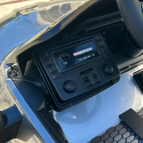 Masinuta electrica Bmw M4, 12V, PREMIUM, gri vopsit [17]