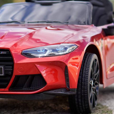 Masinuta electrica Bmw M4, 12V, PREMIUM, rosu vopsit [10]