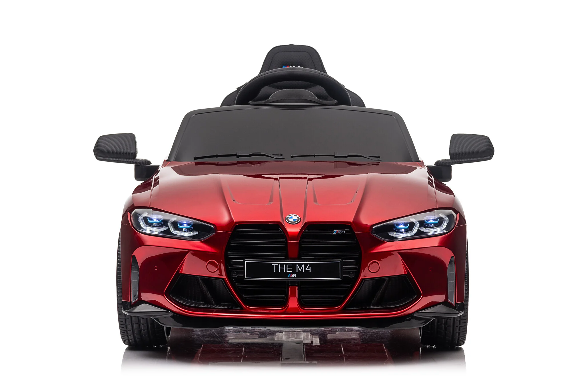 Kids' Electric Ride-On Car, BMW M4, 90W, 12V 7Ah, PREMIUM, Painted Red [6]