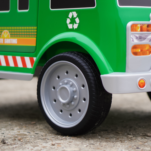 Electric Ride-On Dump Truck for Kids 2–5 Years, 70W, 12V, Premium, Green [10]