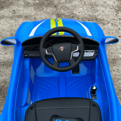 Electric Ride-On Car for Kids 2–5 Years – RUF CTR 3, 70W, 12V, Premium, blue [10]