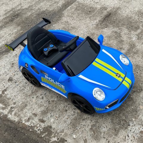 Electric Ride-On Car for Kids 2–5 Years – RUF CTR 3, 70W, 12V, Premium, blue [14]