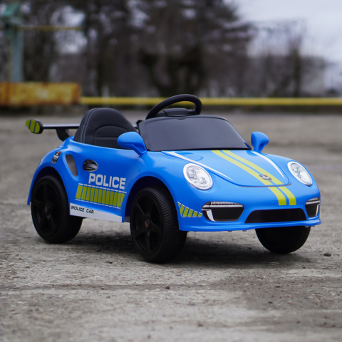 Electric Ride-On Car for Kids 2–5 Years – RUF CTR 3, 70W, 12V, Premium, blue [1]