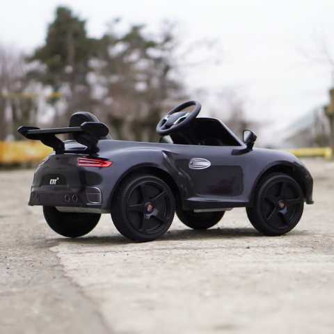 Electric Ride-On Car for Kids 2–5 Years – RUF CTR 3, 70W, 12V, Premium, black [7]