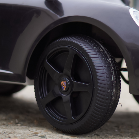 Electric Ride-On Car for Kids 2–5 Years – RUF CTR 3, 70W, 12V, Premium, black [10]