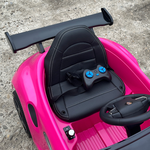 Electric Ride-On Car for Kids 2–5 Years – RUF CTR 3, 70W, 12V, Premium, pink [11]