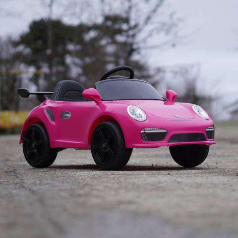 Electric Ride-On Car for Kids 2–5 Years – RUF CTR 3, 70W, 12V, Premium, pink [1]