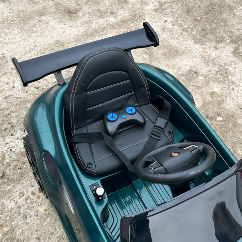 Electric Ride-On Car for Kids 2–5 Years – RUF CTR 3, 70W, 12V, Premium, green [13]