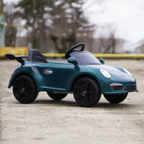 Electric Ride-On Car for Kids 2–5 Years – RUF CTR 3, 70W, 12V, Premium, green [10]