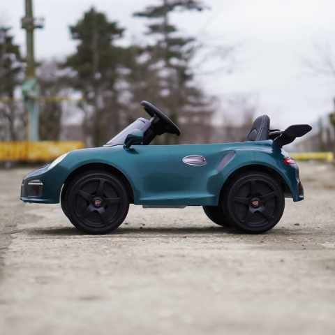 Electric Ride-On Car for Kids 2–5 Years – RUF CTR 3, 70W, 12V, Premium, green [5]