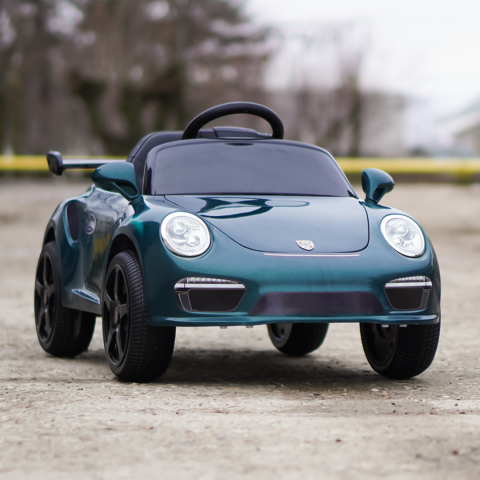 Electric Ride-On Car for Kids 2–5 Years – RUF CTR 3, 70W, 12V, Premium, green [1]