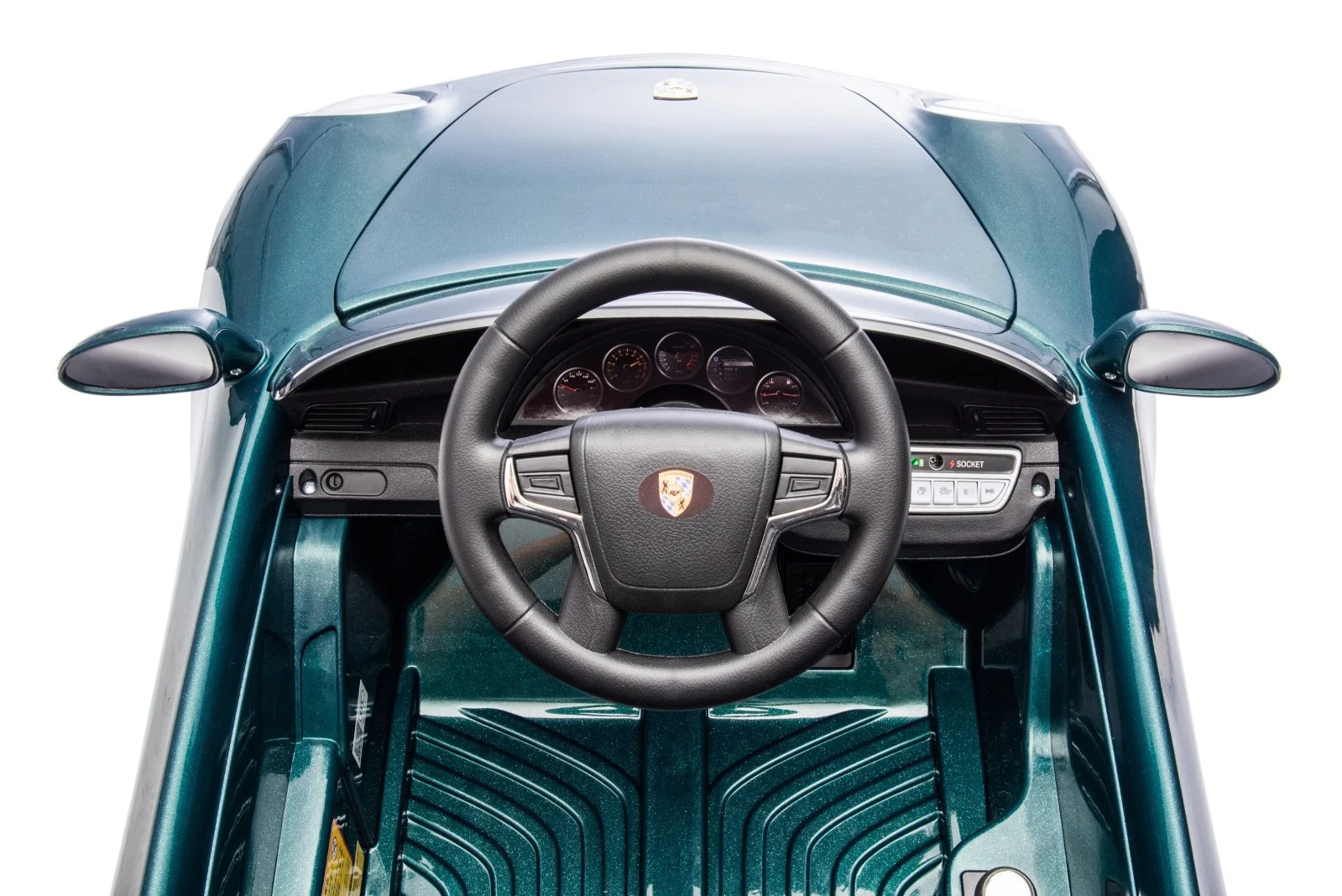 Masinuta electrica copii 2-5 ani, RUF CTR 3 70W 12V, premium, verde [8]