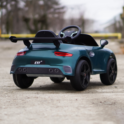 Electric Ride-On Car for Kids 2–5 Years – RUF CTR 3, 70W, 12V, Premium, green [8]