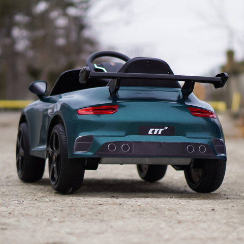 Electric Ride-On Car for Kids 2–5 Years – RUF CTR 3, 70W, 12V, Premium, green [7]