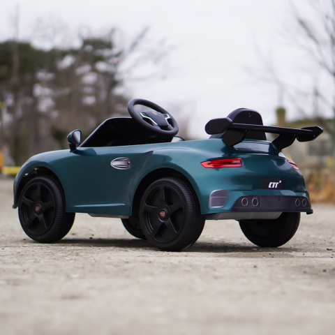 Electric Ride-On Car for Kids 2–5 Years – RUF CTR 3, 70W, 12V, Premium, green [6]