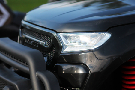 Masinuta electrica copii 3-7 ani MONSTER TRUCK 4x4 PREMIUM 180W #Negru [11]