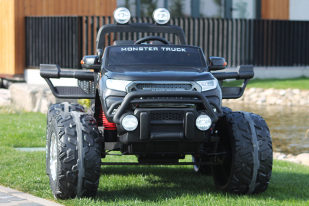 Masinuta electrica copii 3-7 ani MONSTER TRUCK 4x4 PREMIUM 180W #Negru [9]