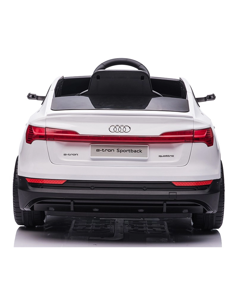 Licensed ride on car for children Audi E-tron Sportback, 4x4, 12V 140W, white [7]