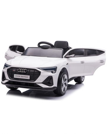 Licensed ride on car for children Audi E-tron Sportback, 4x4, 12V 140W, white [5]