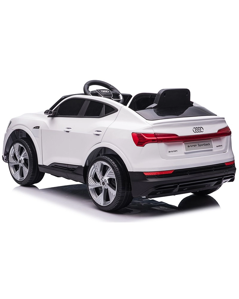 Licensed ride on car for children Audi E-tron Sportback, 4x4, 12V 140W, white [2]