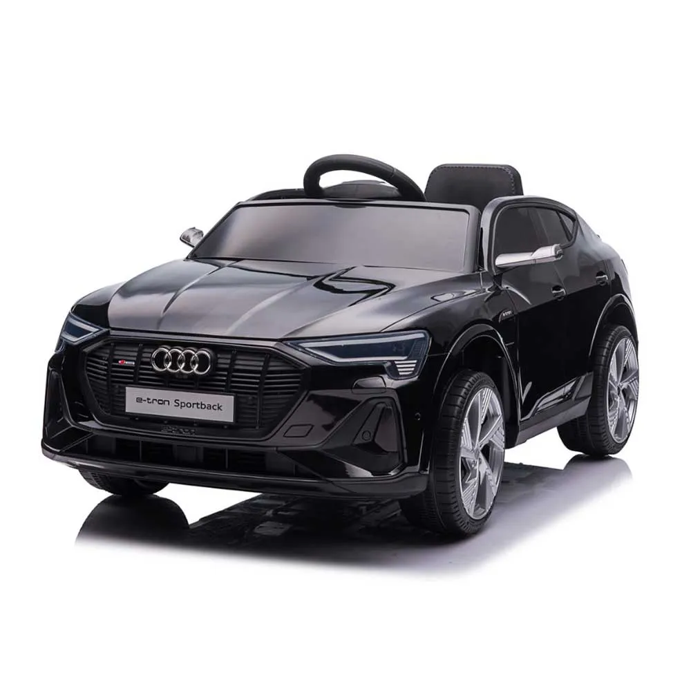 Electric Ride-On cars - Licensed ride on car for children Audi E-tron Sportback, 4x4, 12V 140W, black